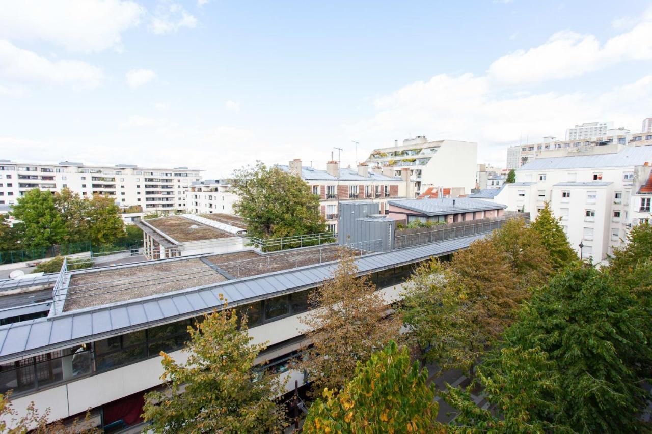 Appartement Cosy Apt With Balcony Near Buttes Chaumont à Paris Extérieur photo